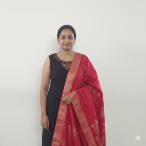 gold neckline embroidery with red banarasi silk dupatta