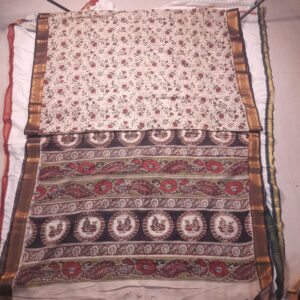 premium kalamkari semi silk saree and embroidered anarkali suit collection with traditional motifs