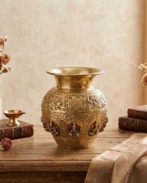 exquisite brass 3d kalash
