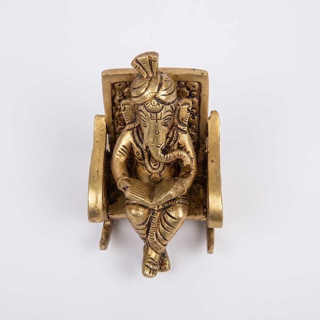 exquisite brass ganesh