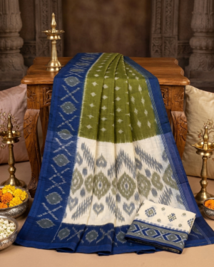 Pochampally Ikkat Pure Cotton Saree
