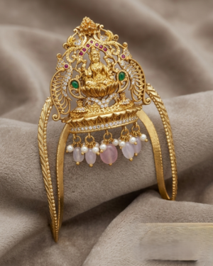 premium cz matt rich gold plated vanki