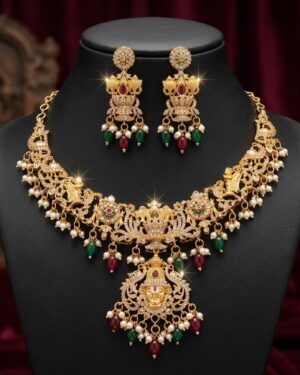 Elegant Lord Venkateshwara Temple Necklace