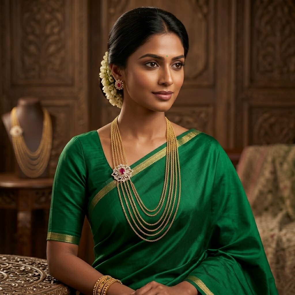 Exquisite Multi-Layered Ruby Haar