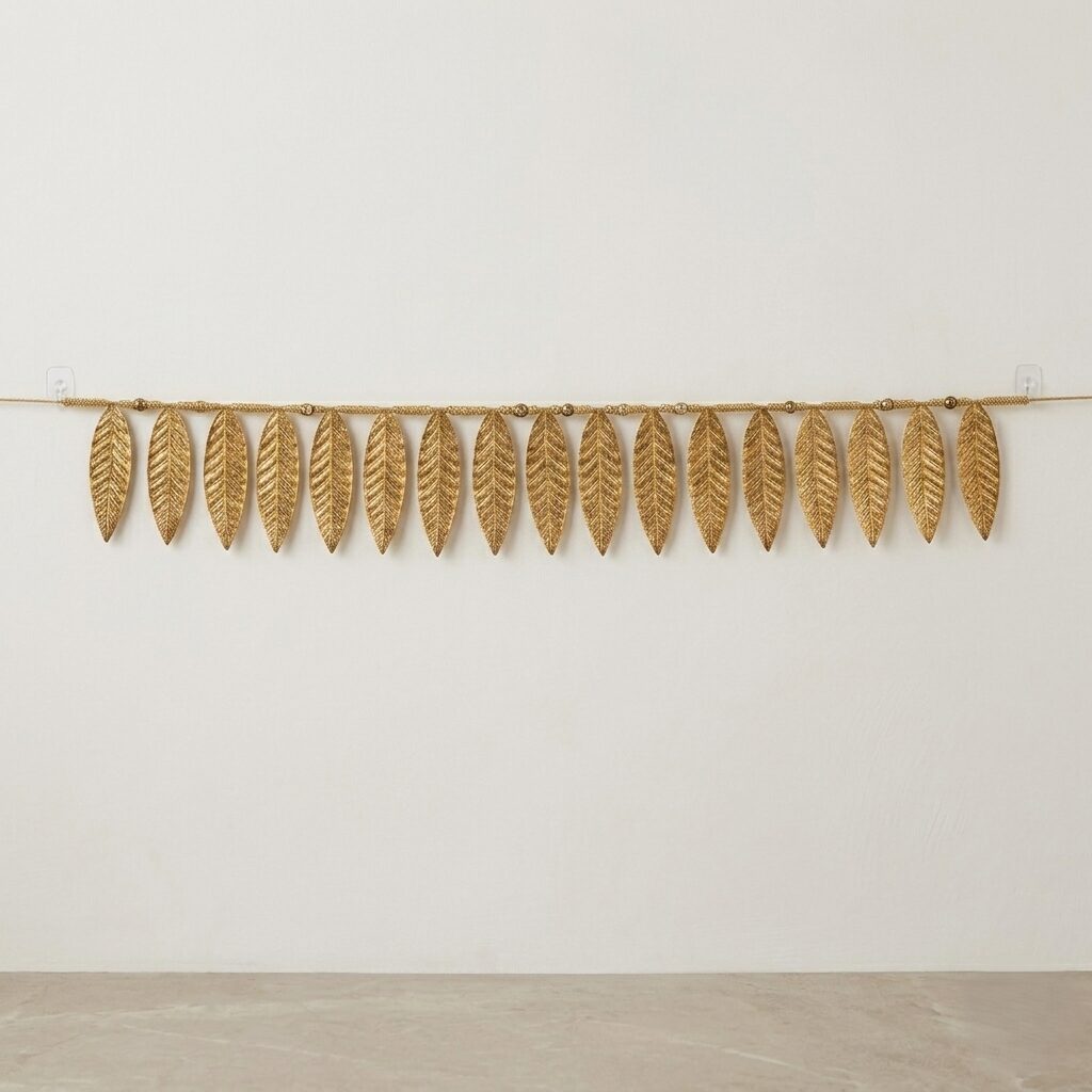 Gold leaf thoranam