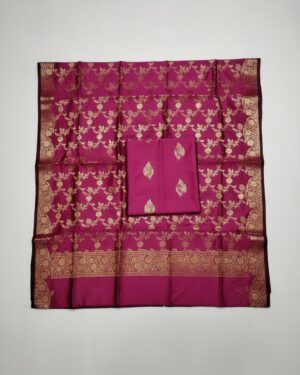Exquisite Banarasi Unstitched Salwar Kameez Set