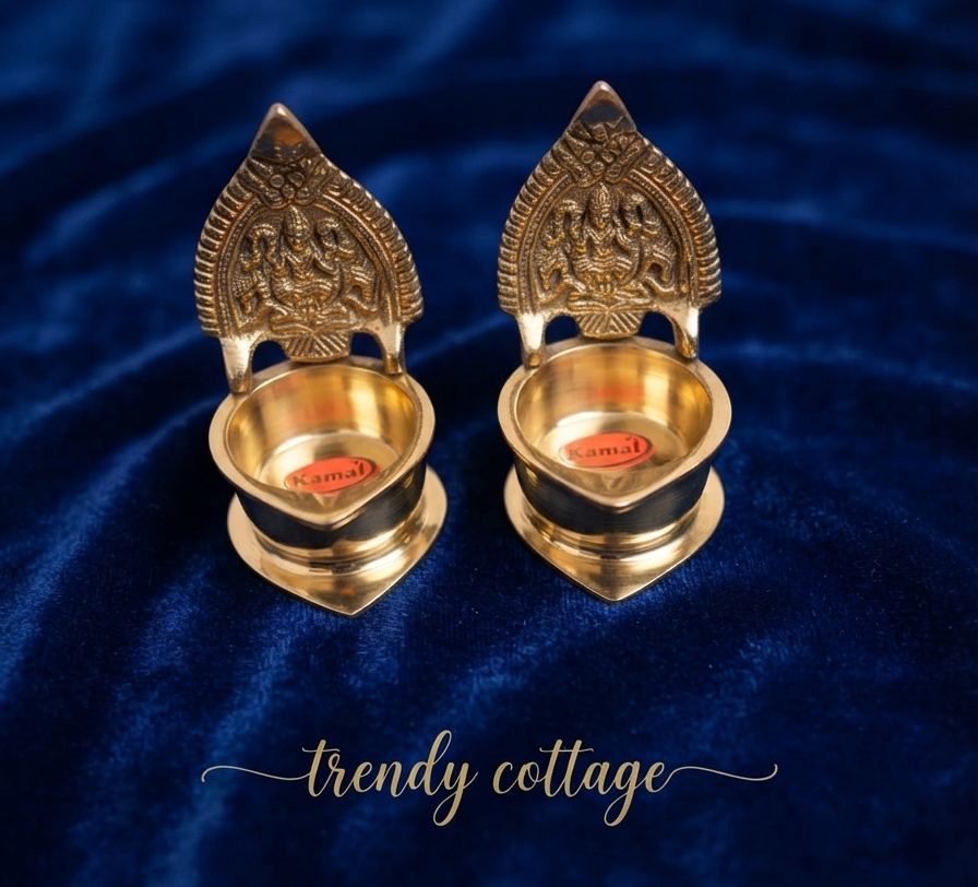 Brass Diya Set