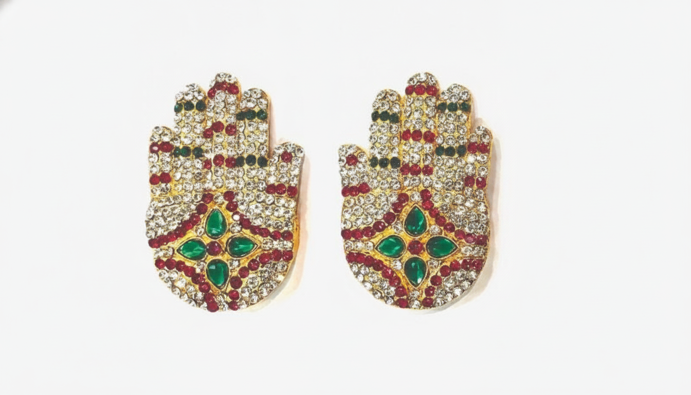 Majestic Hand with Vibrant Gem Accents