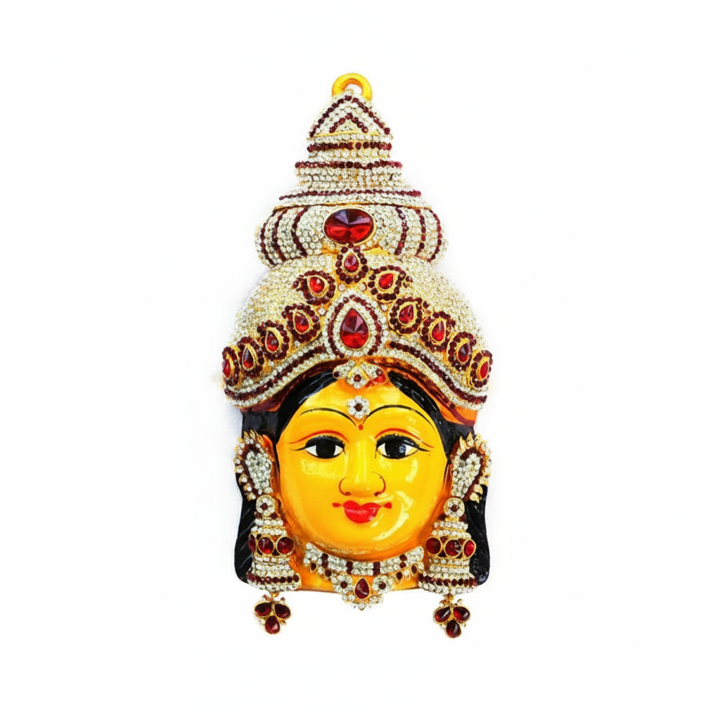 Divine Aesthetic Ammavari Face with Opulent Detailing